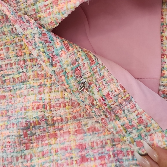 Tweed crop jacket skirt set - Picture 4 of 8